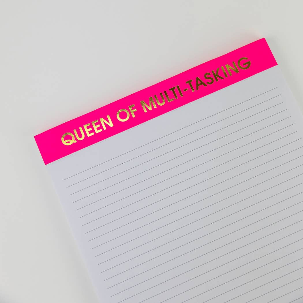 Queen of Multi-Tasking - Bright Pink -10x8