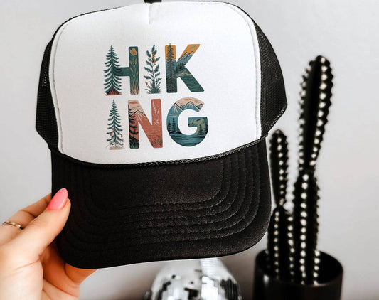 Hiking Tree Nature Trucker Hat