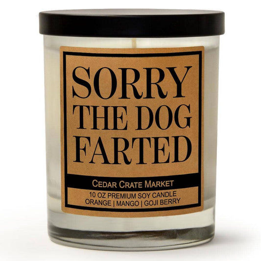 Sorry The Dog Farted Candle