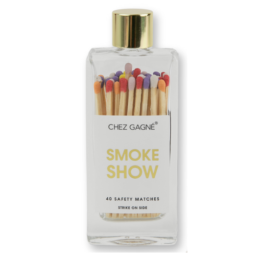 Smokeshow Glass Bottle Safety Matches