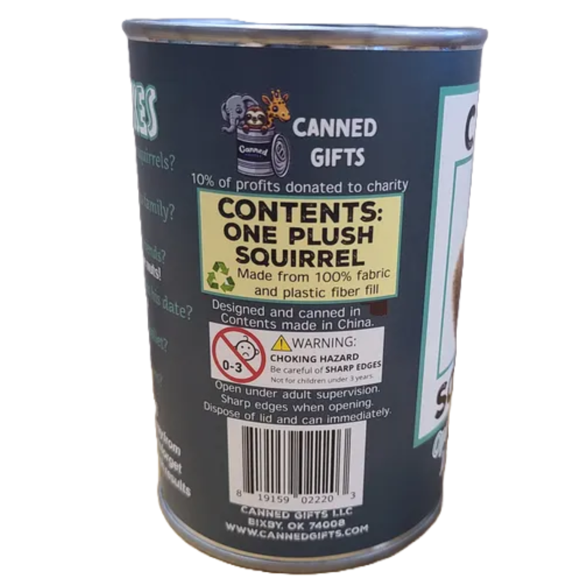 Canned Squirrel Funny Jokes