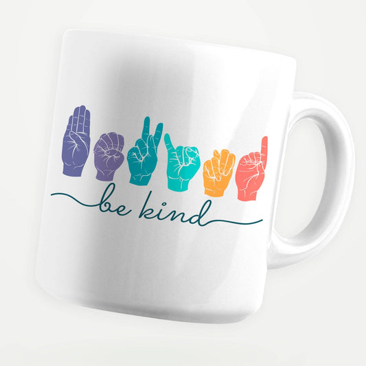 Be Kind ASL 11oz Coffee Mug