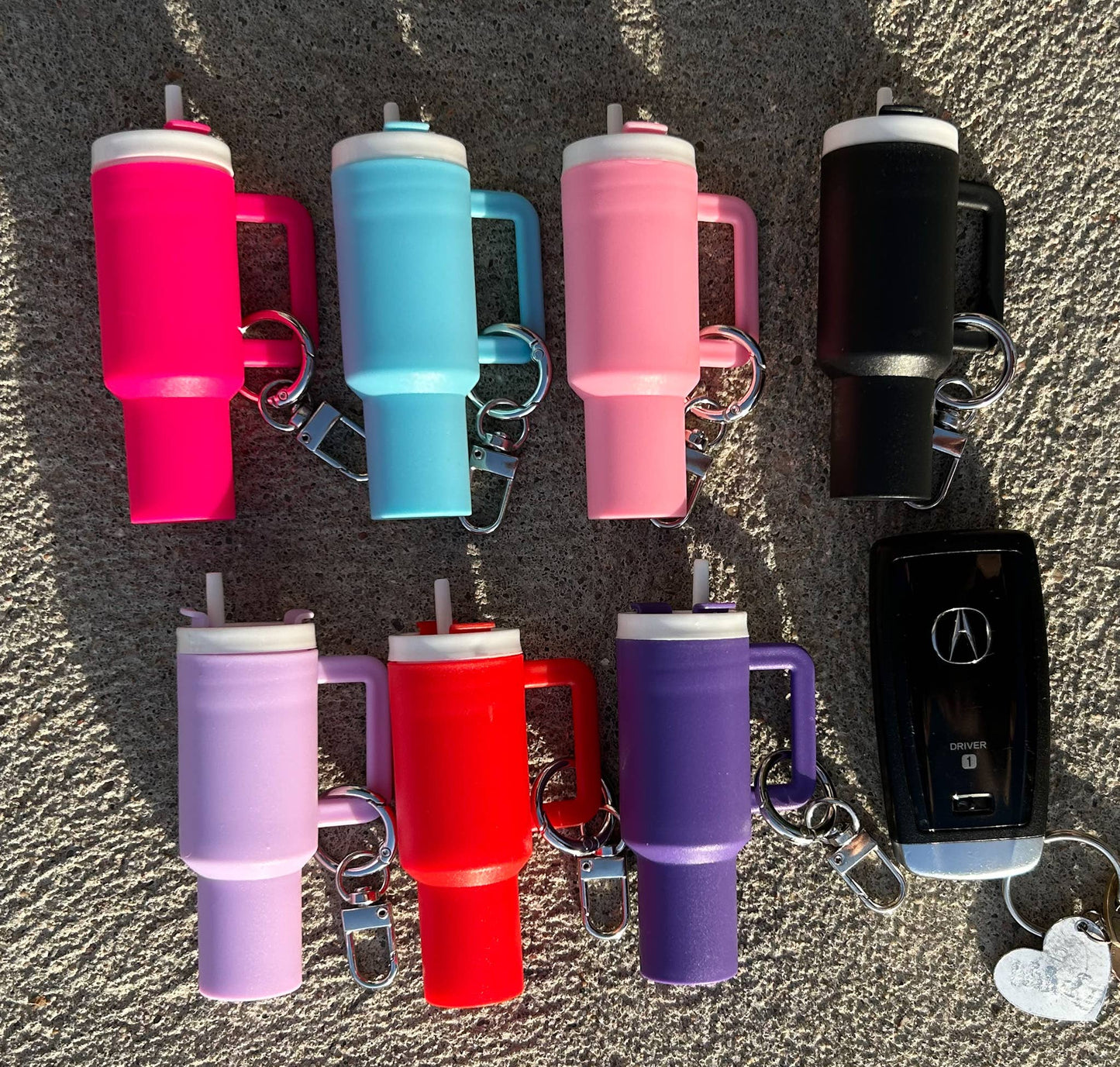 Plastic Tumbler Keychain