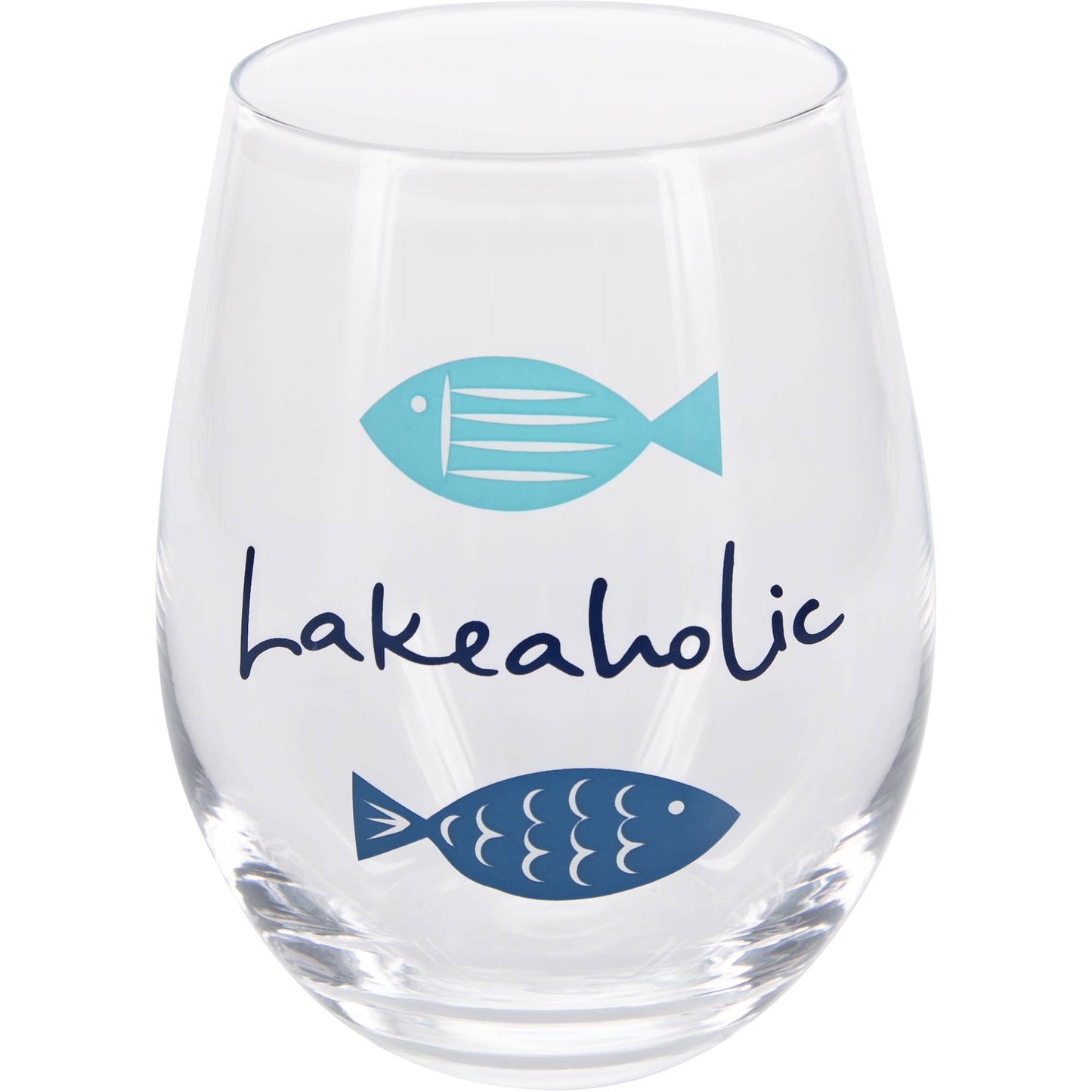 Pavilion - Lakeaholic - 18 oz Stemless Wine Glass