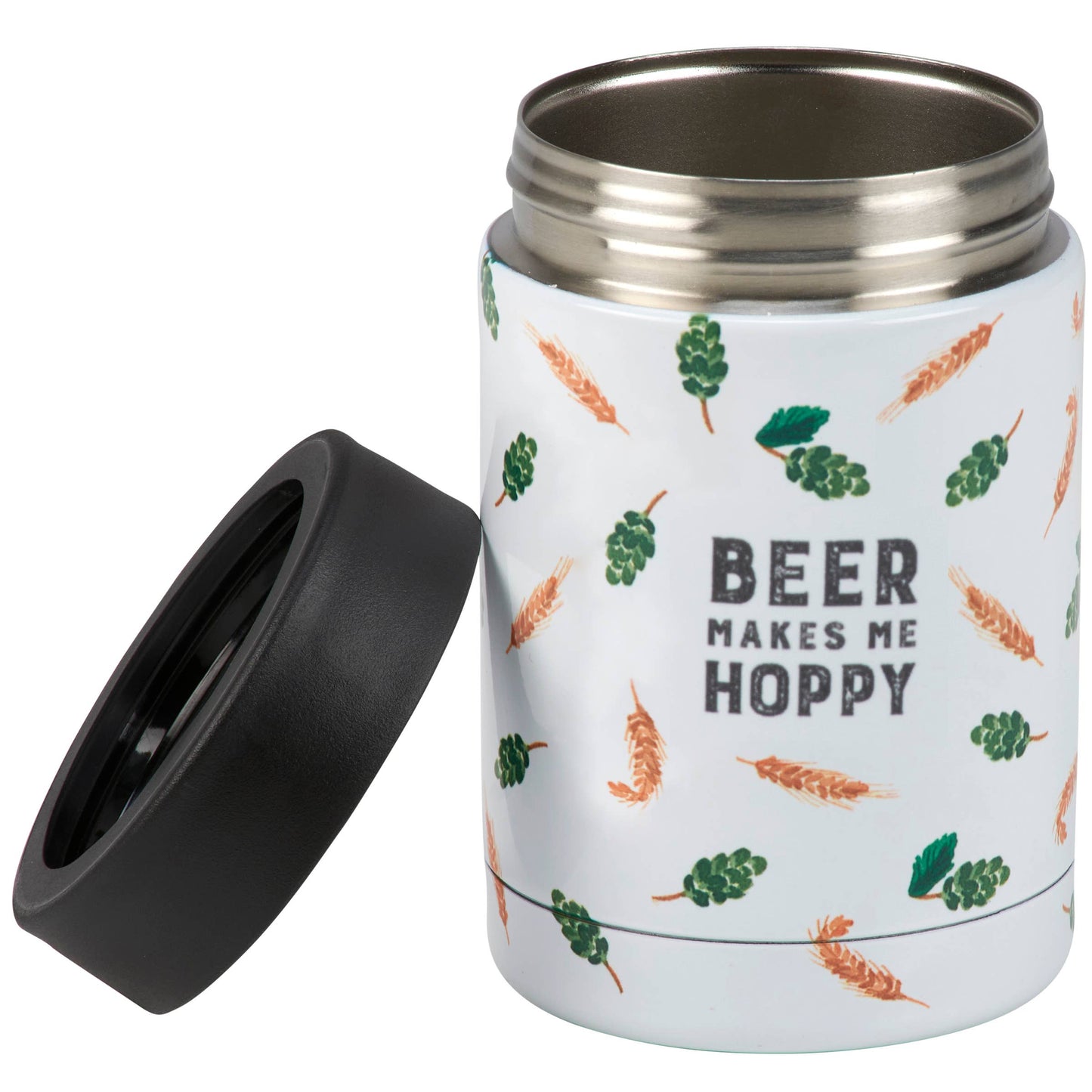 Beer Makes Me Hoppy Can Cooler