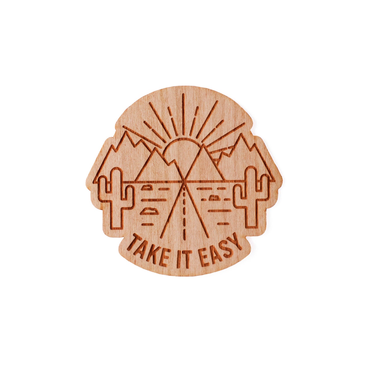 Wild North Co - Take It Easy Wood Sticker
