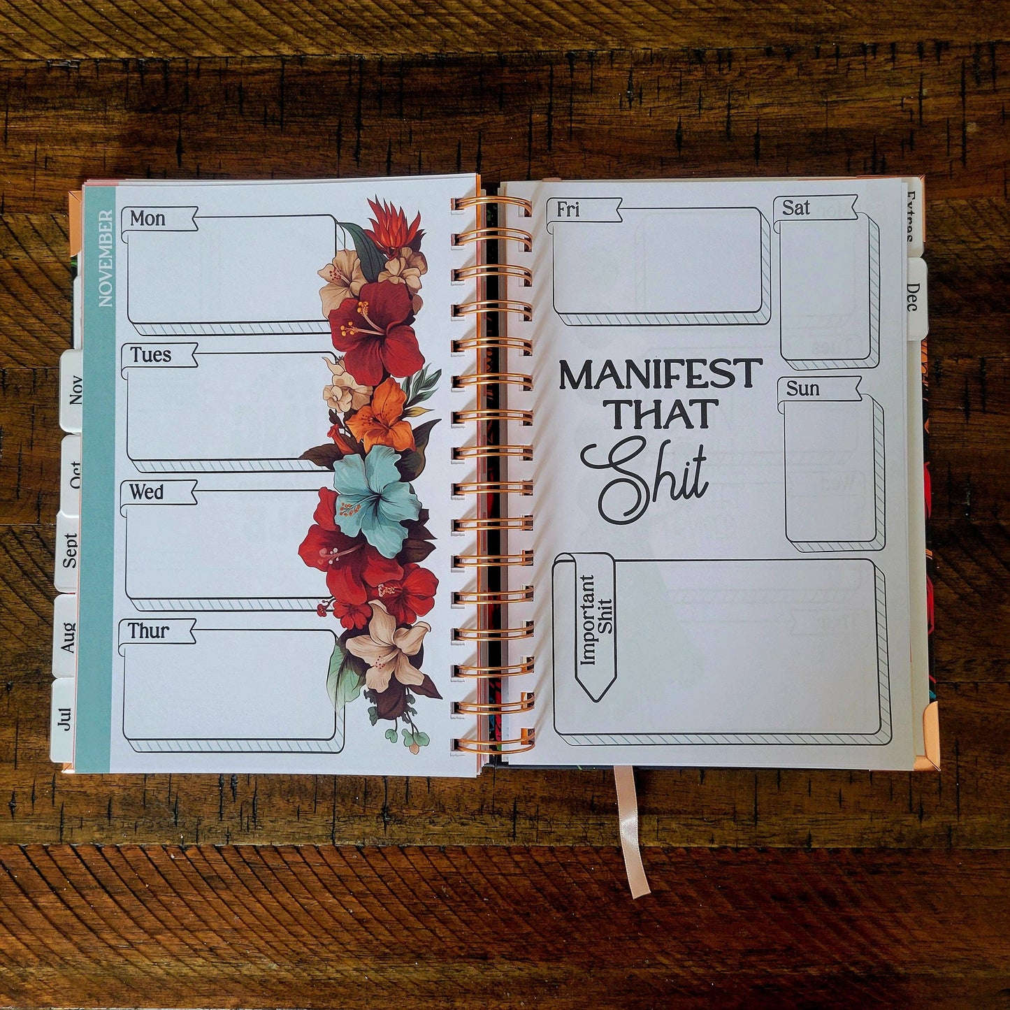 Seize The F@cking Day Undated Sweary Planner |