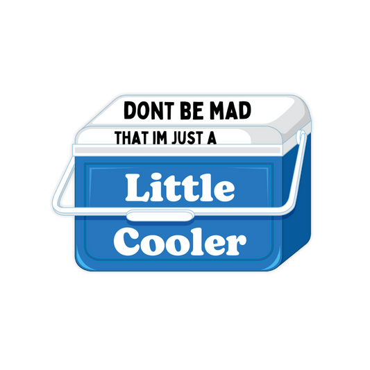 Sticker Bull - Just A Little Cooler Sticker, Waterproof Vinyl Sticker, Stic