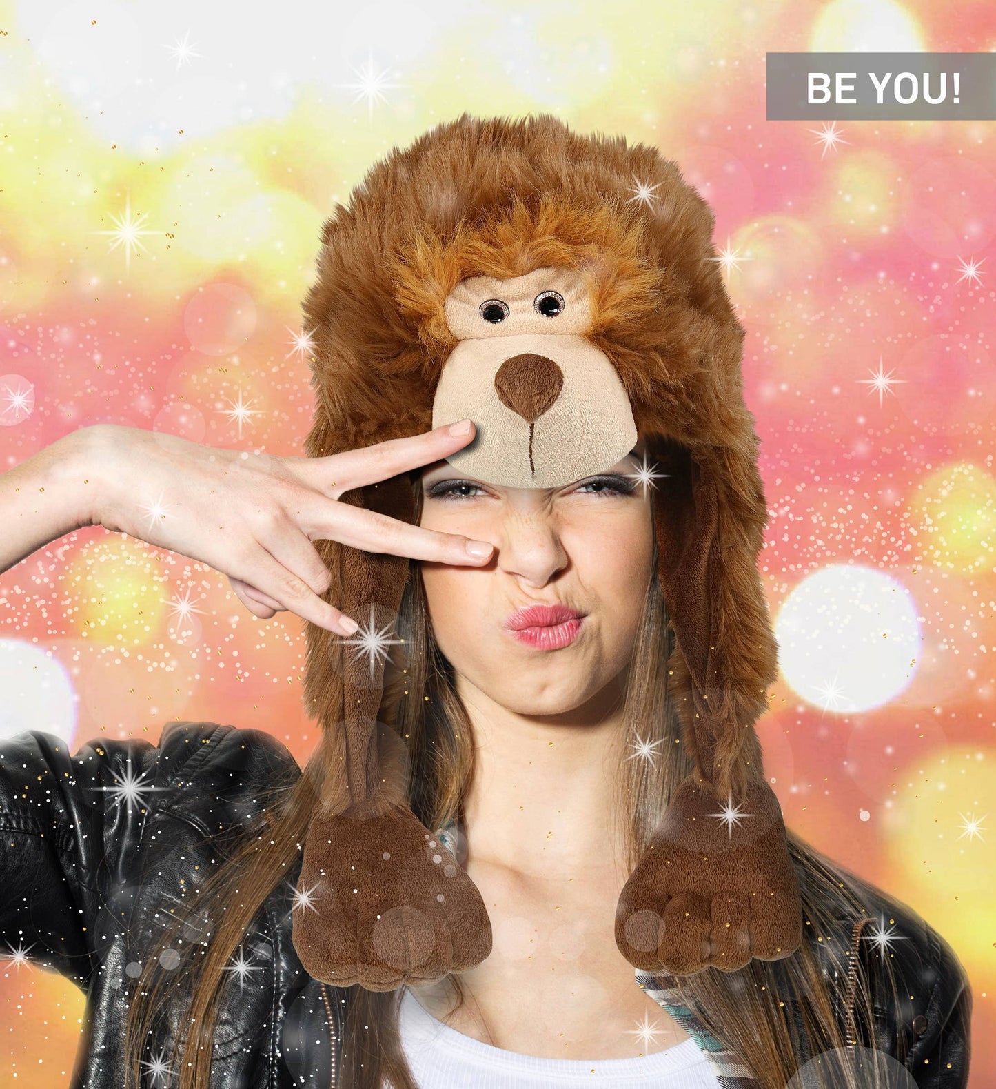 \Soft Plush Hat - Big Foot
