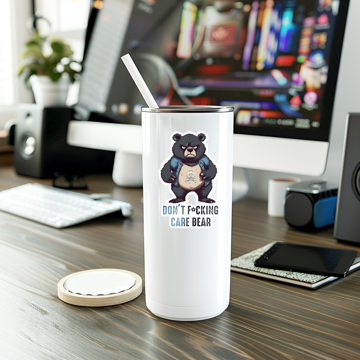 Funny Don't Care Bear