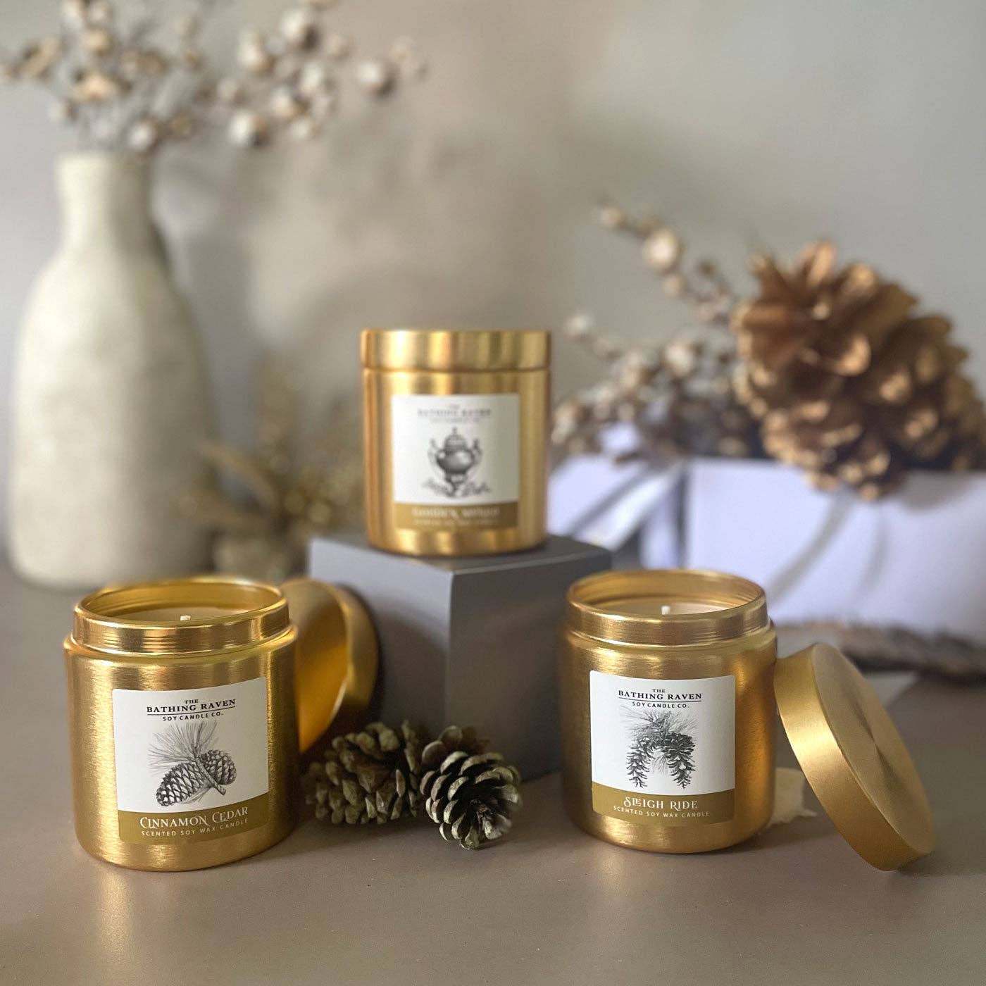 Golden Myrrh | Holiday Gold Collection Soy Candle