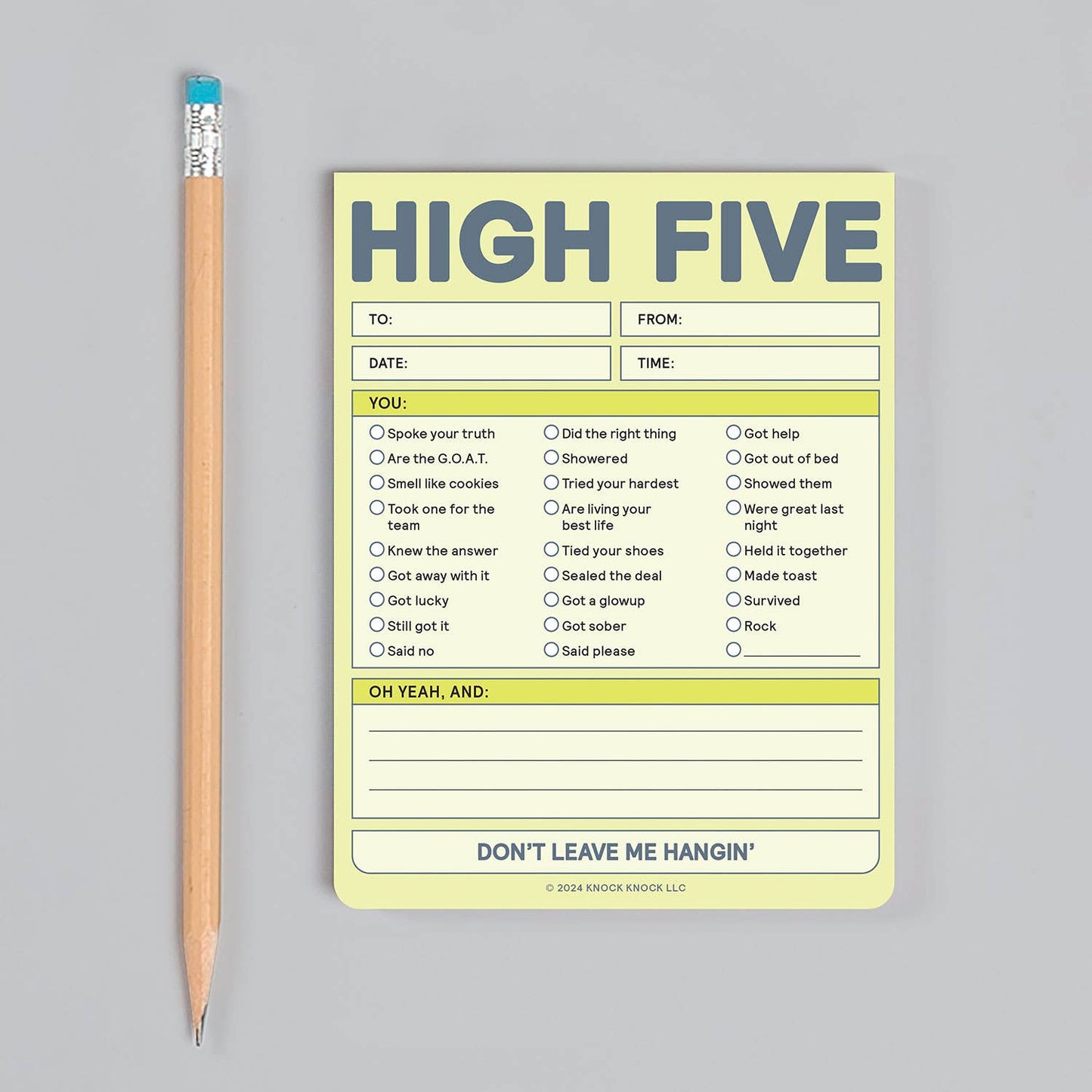 High Five Nifty Note Pad