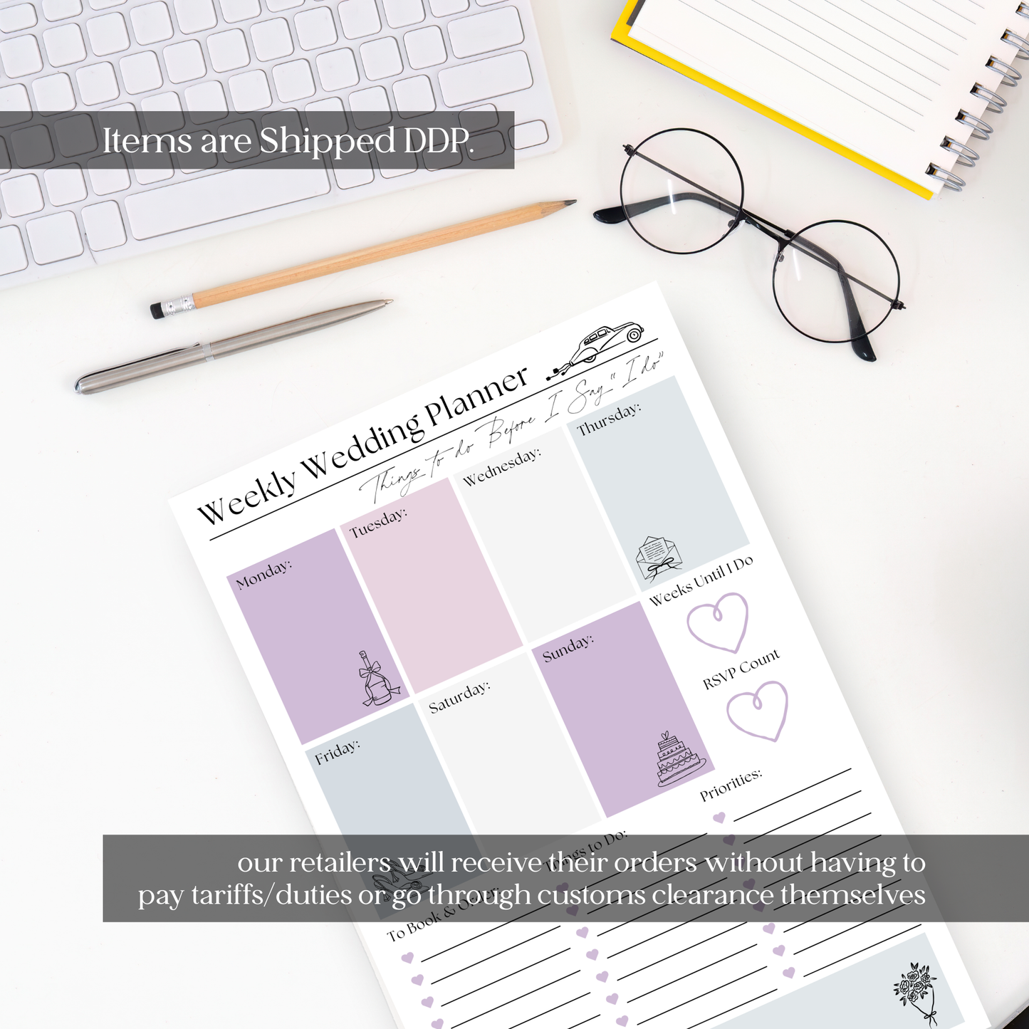 Weekly Wedding Planner