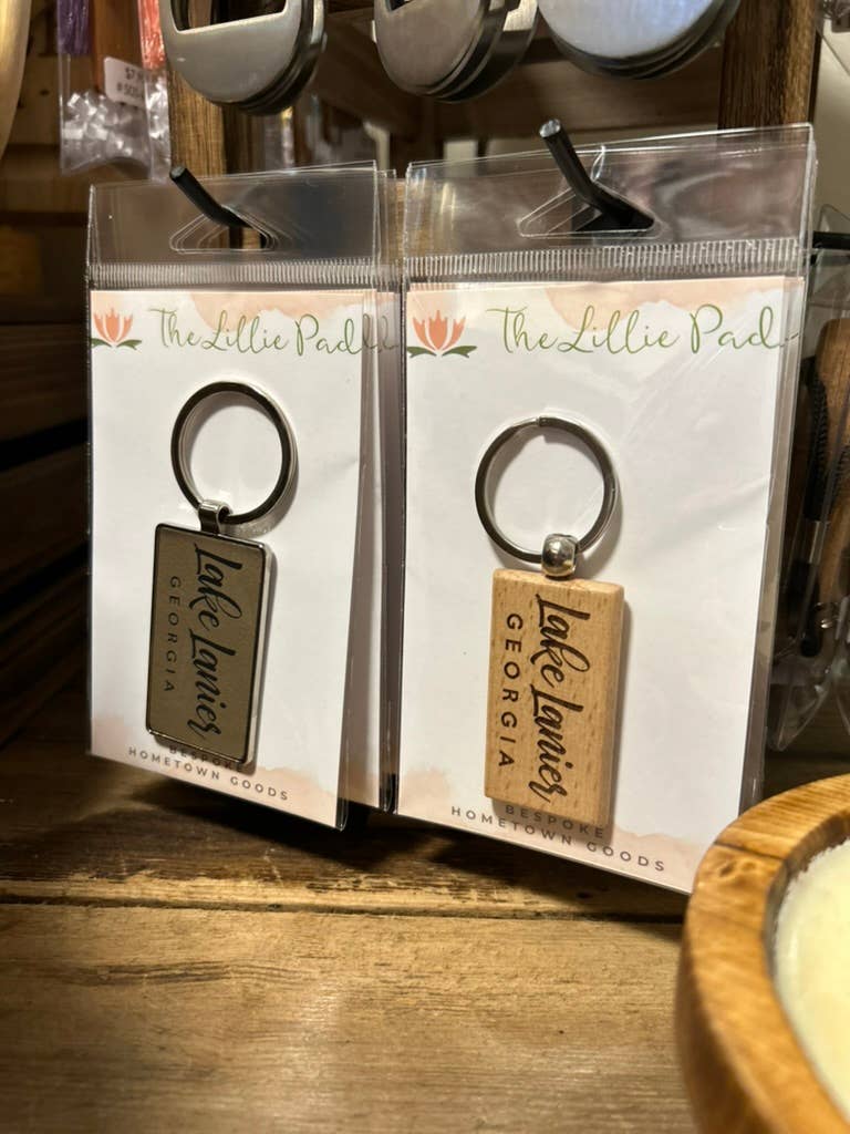 DCL Leatherette + Metal Keychain