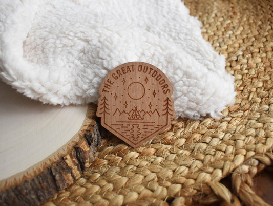 Wild North Co - The Great Outdoors Wood Sticker