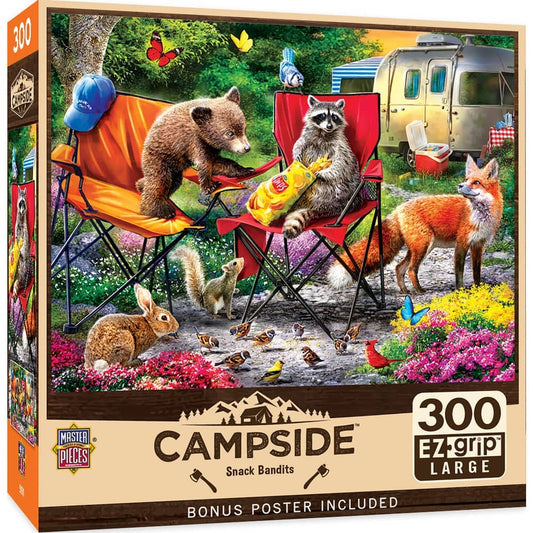 Snack Bandits 300 Piece EZ Grip Jigsaw Puzzle