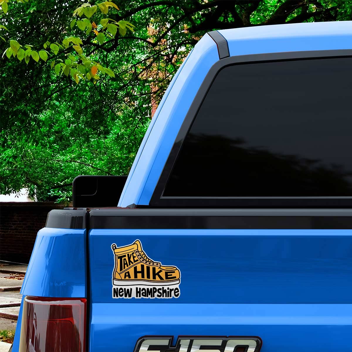 RetroPlanet - Take A Hike Name Drop Die Cut Sticker