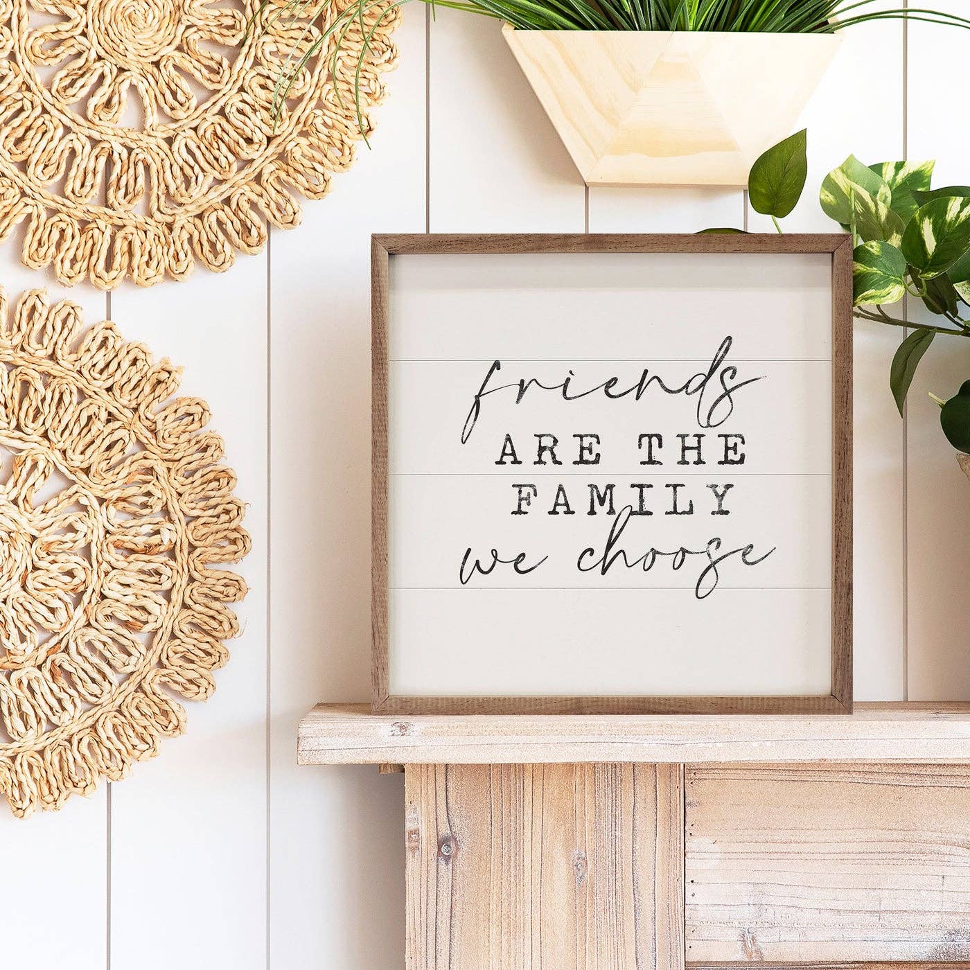 Friends Are The Family White