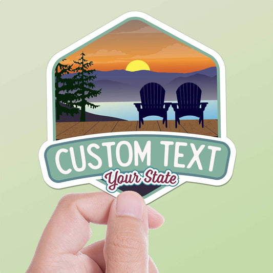 DCL Sunset Lake Sticker