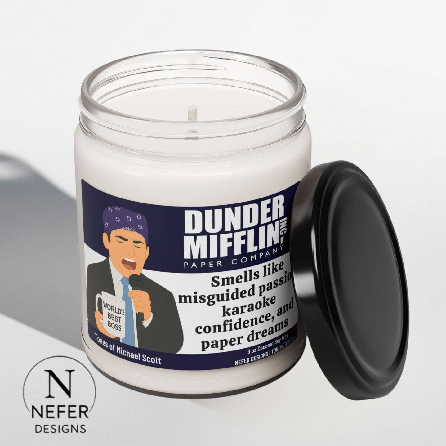 The Office Themed Scented Candle | Smells like Karaoke Nights