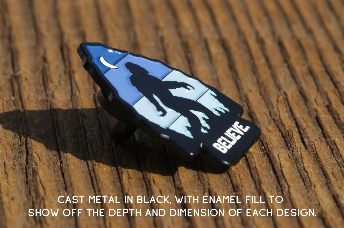 Bigfoot Believe Pin