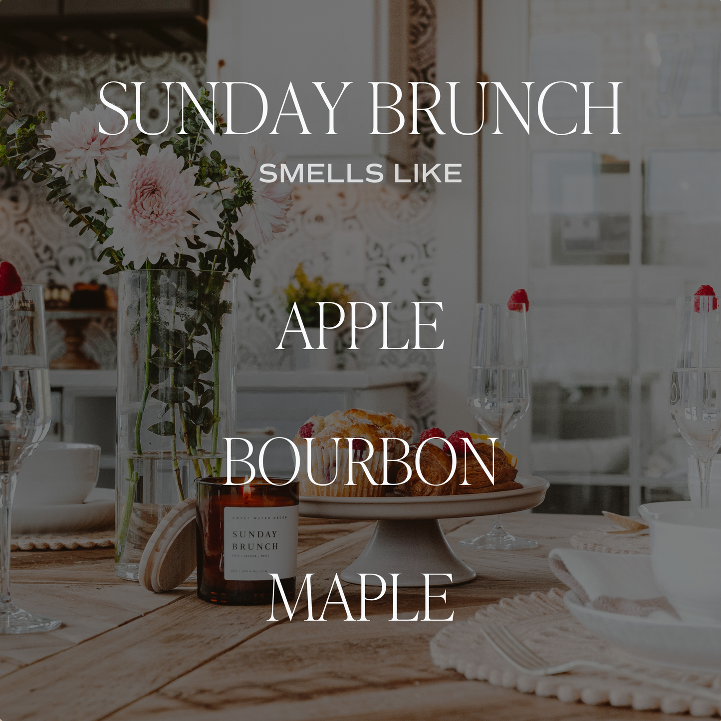 Sweet Water Decor - Sunday Brunch 11 oz Soy Candle - Home Decor & Gifts