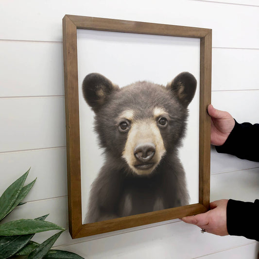 Baby Bear Wood Sign