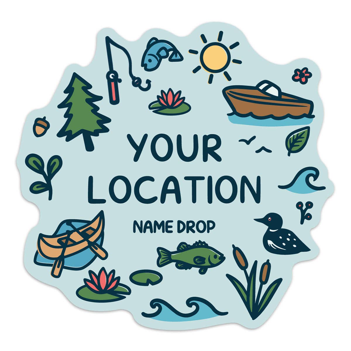 Deep Creek Lake Maryland sticker