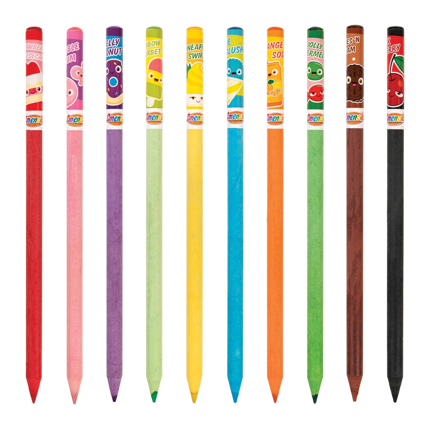 Scentco, Inc - Colored Smencils - Scented Colored Pencils - 10 Count