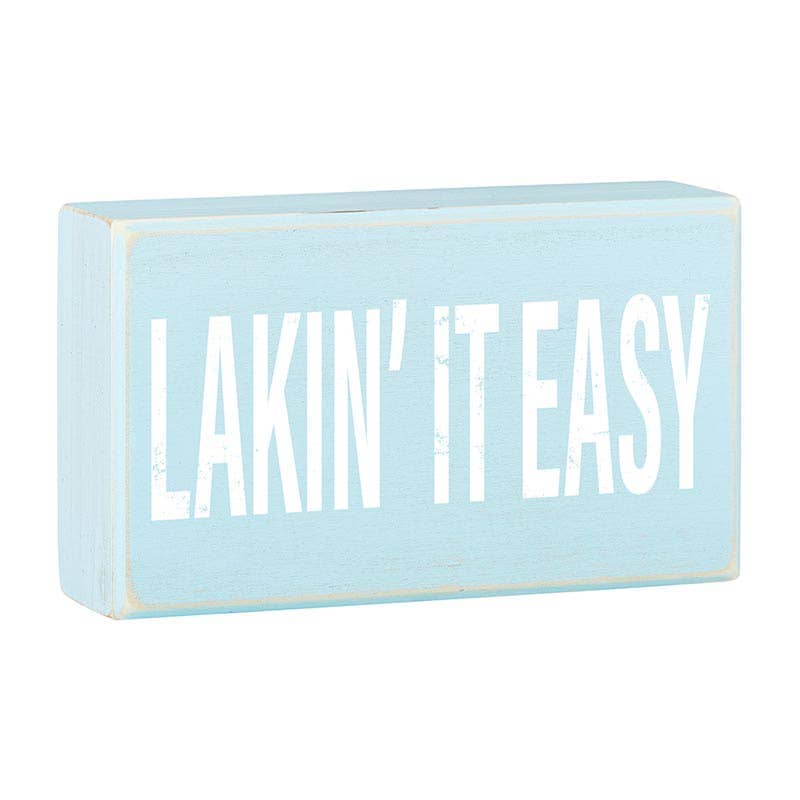 Angle - Box Sign - Lake Easy