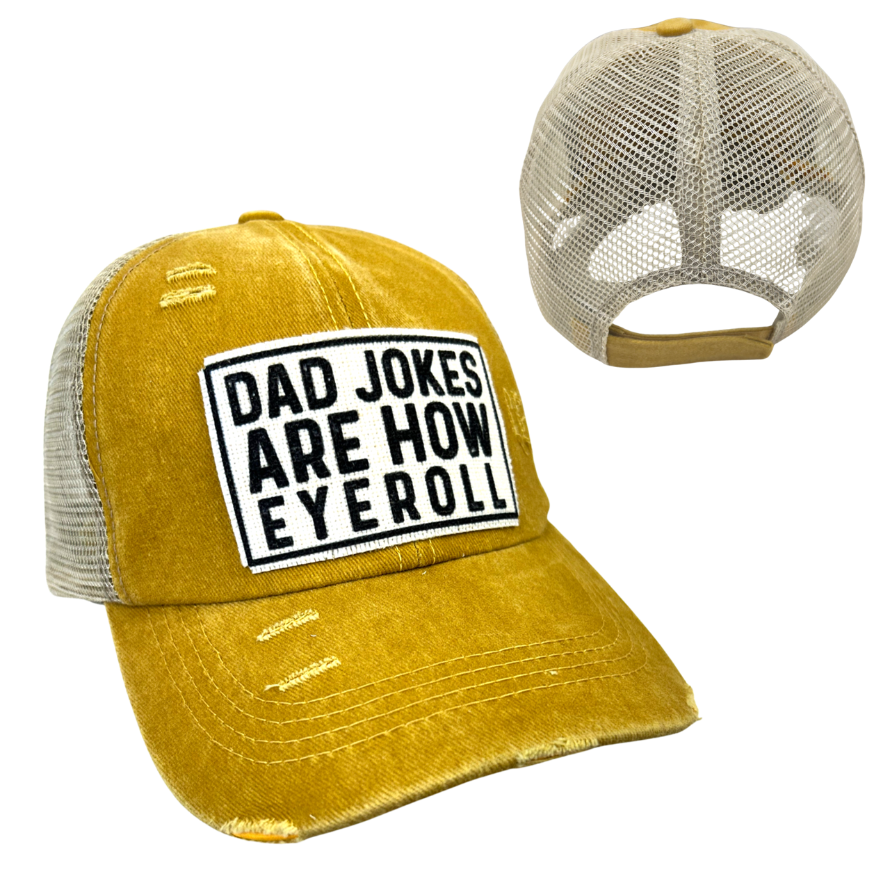 DAD JOKES ARE HOW I ROLL BALL CAP
