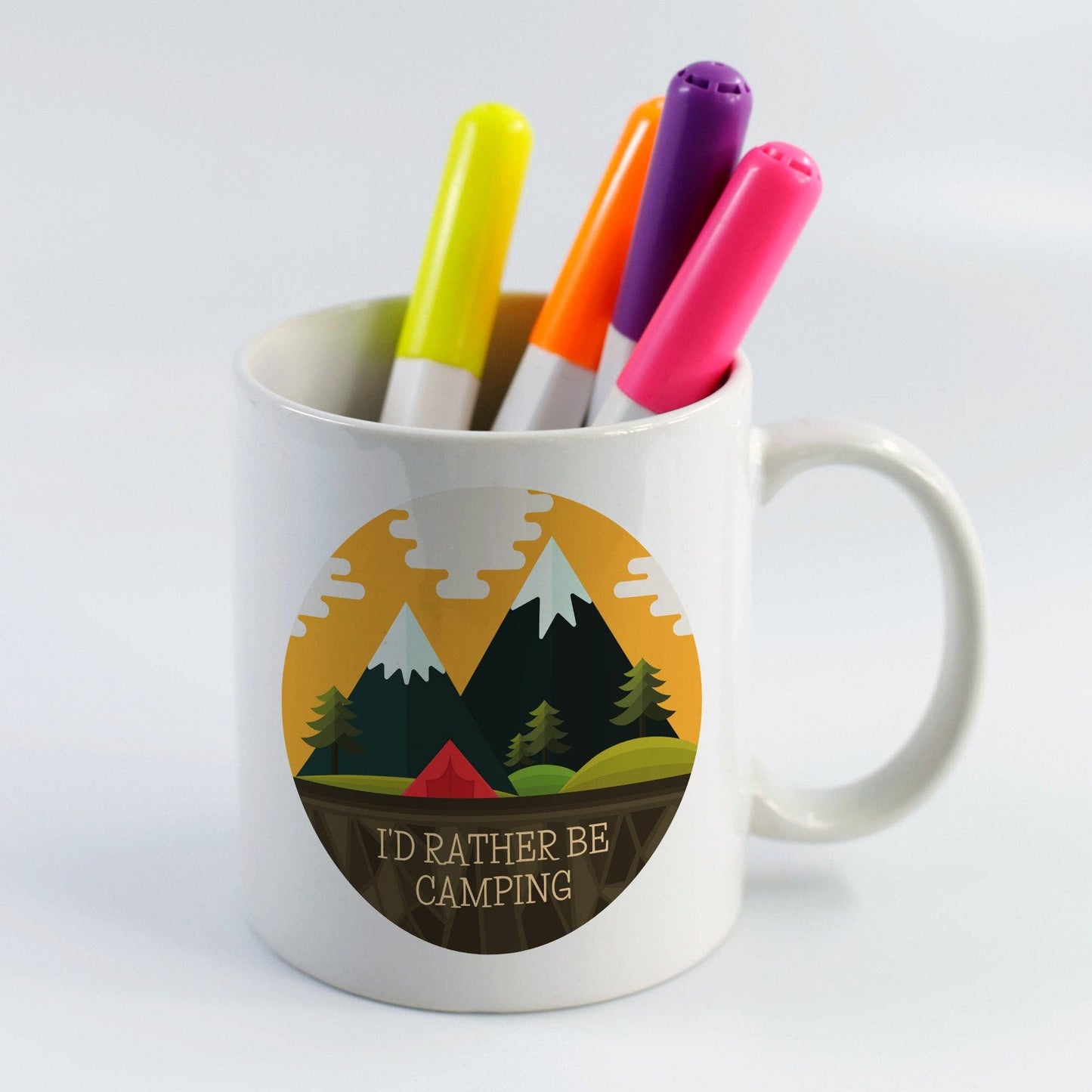 I'd  Rather Be Camping Mug