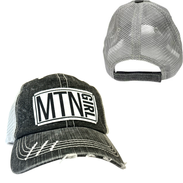 MOUNTAIN GIRL |DISTRESSED Hat