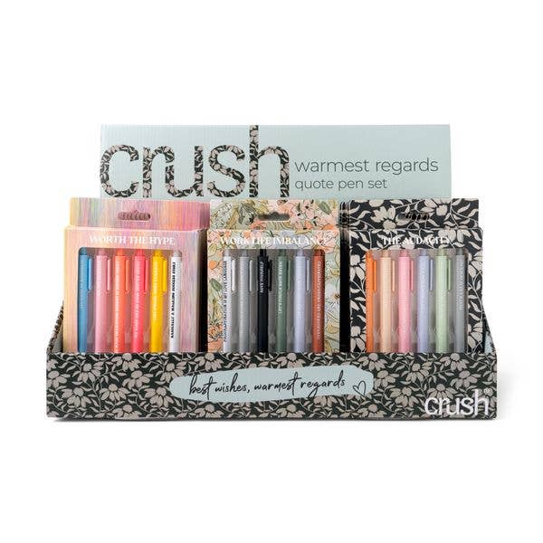 DM Merchandising - Crush Warmest Regards Quote Pen Set