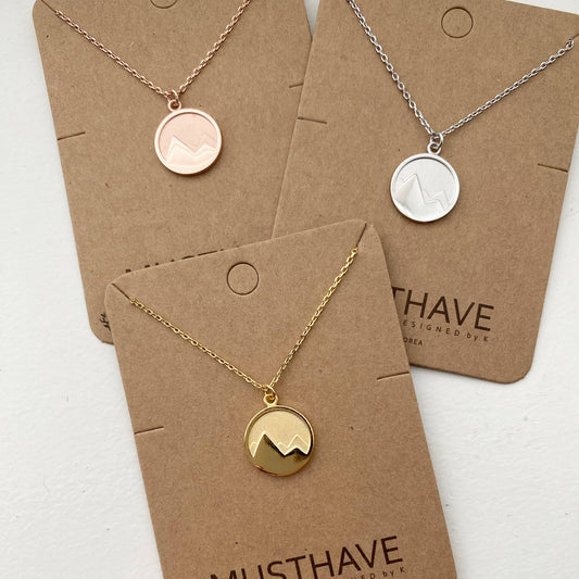 Lazy Bear DCL - Mountain Scape Necklace