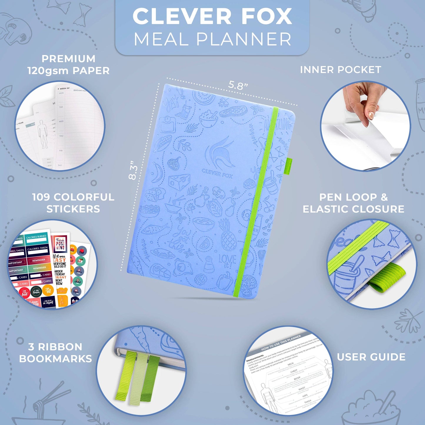 Clever Fox Planners - Meal Planner