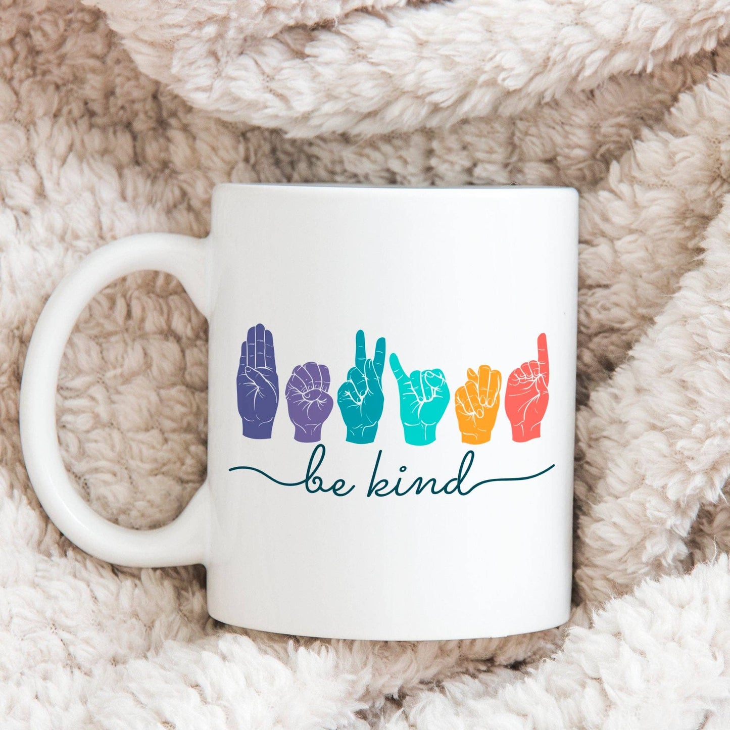 Be Kind ASL 11oz Coffee Mug