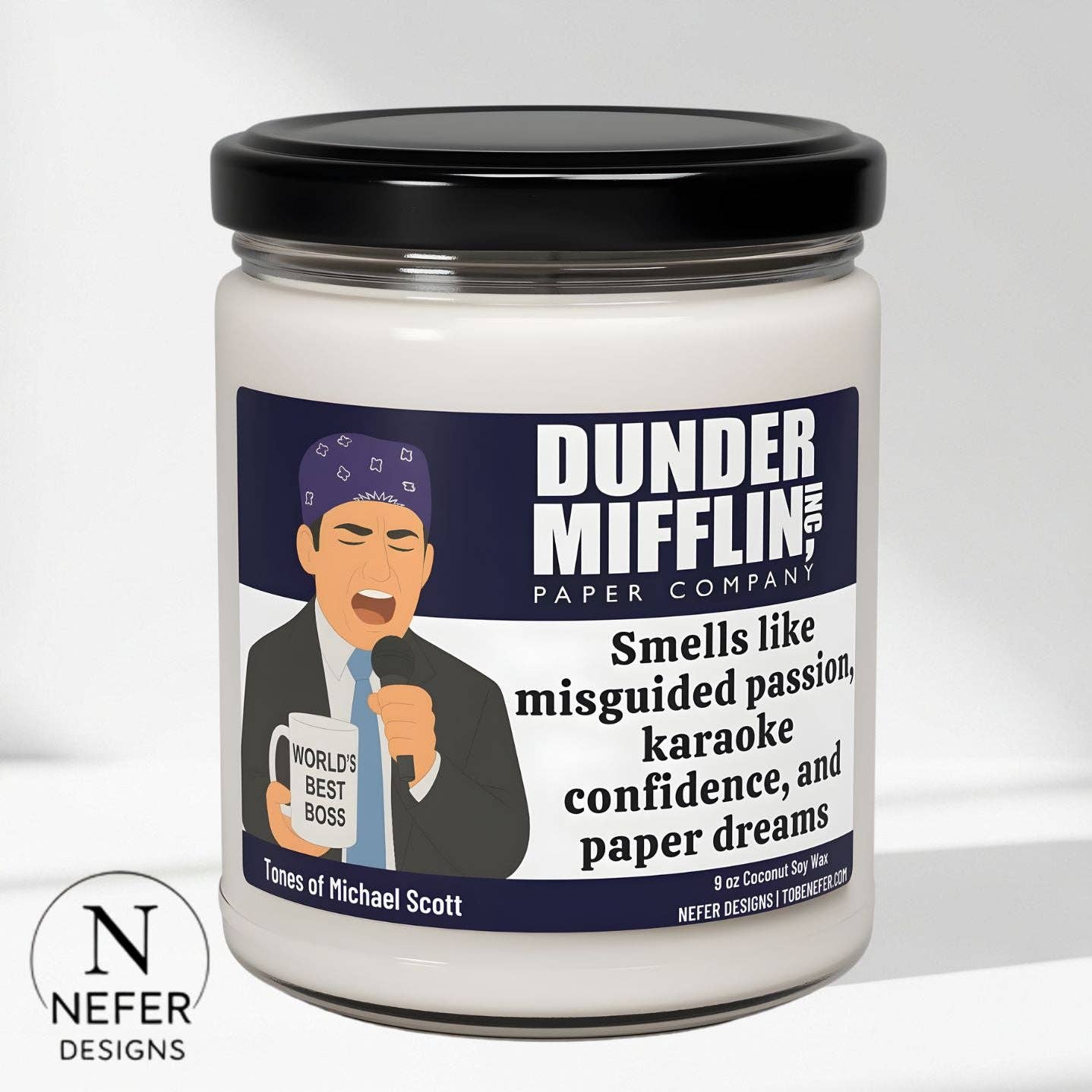 The Office Themed Scented Candle | Smells like Karaoke Nights