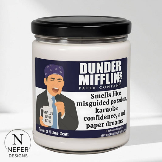 The Office Themed Scented Candle