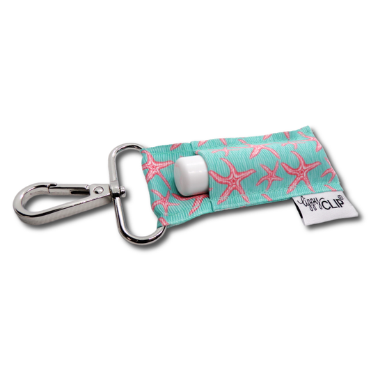 LippyClip Lip Balm Holder Pink Starfish