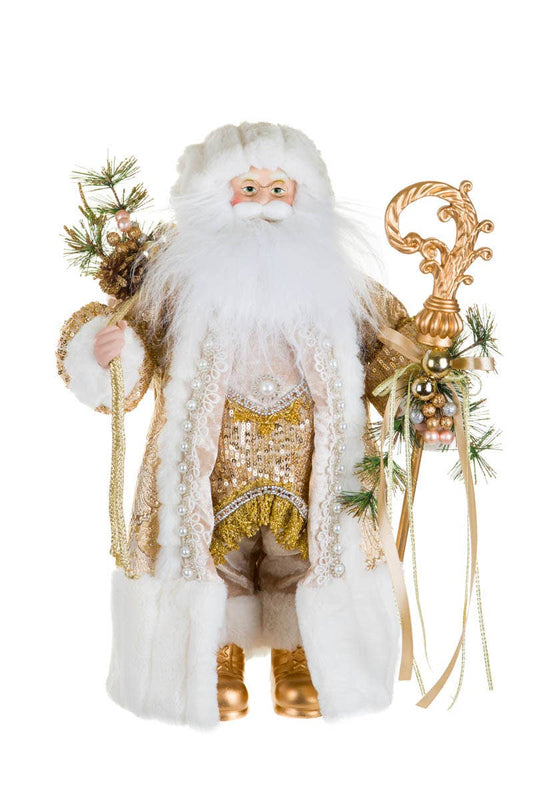 Santa Figurine Holding Scepter