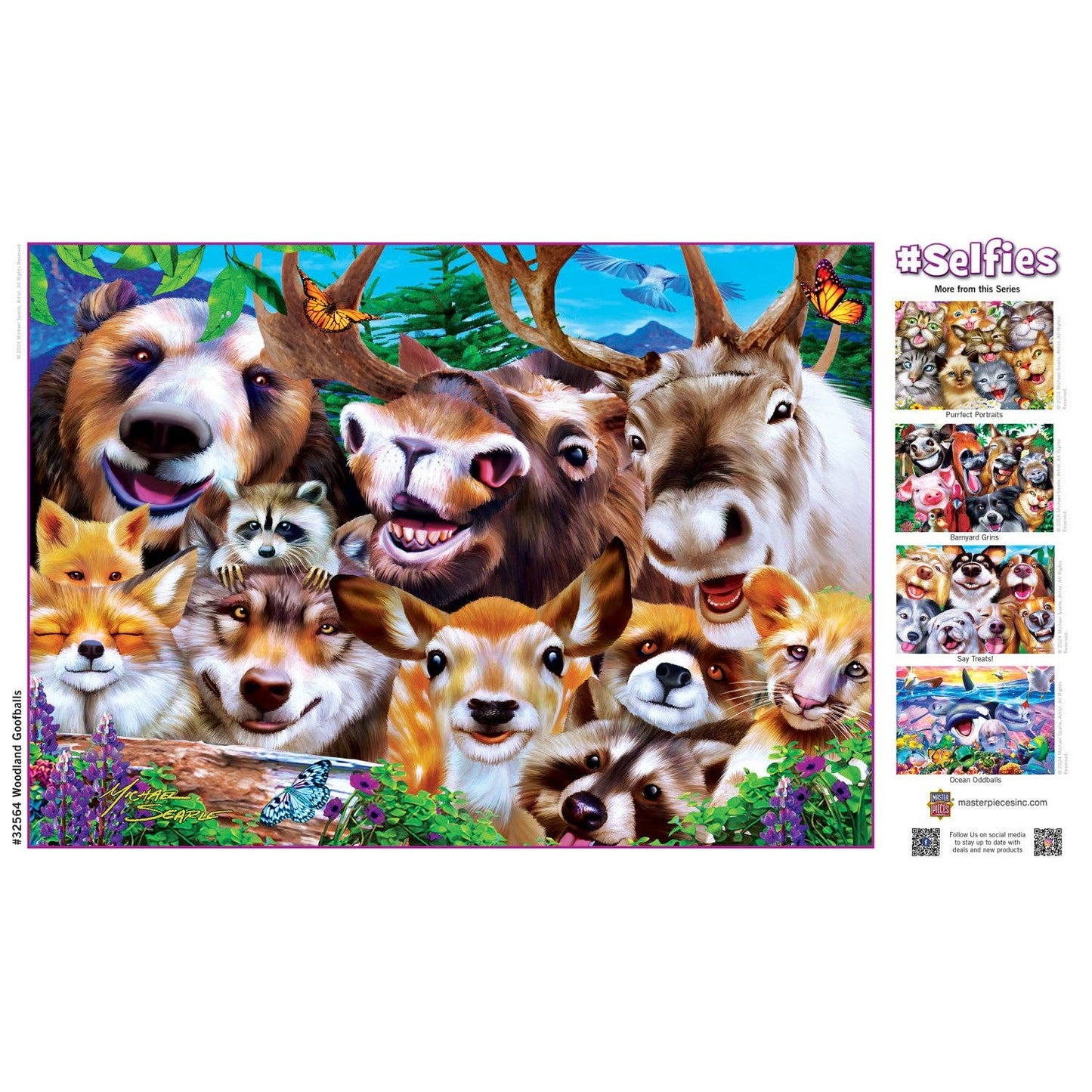 Woodland Goofballs 500 Piece Jigsaw Puzzle