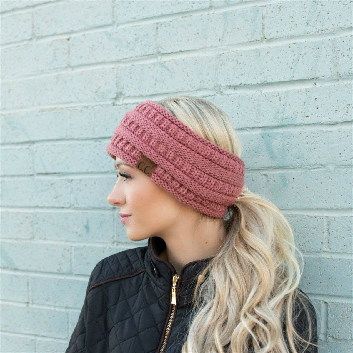 C.C Lined Pony Fashion Headband for Women
