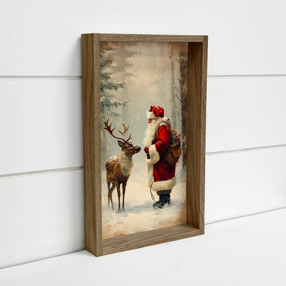Santa Claus and Reindeer