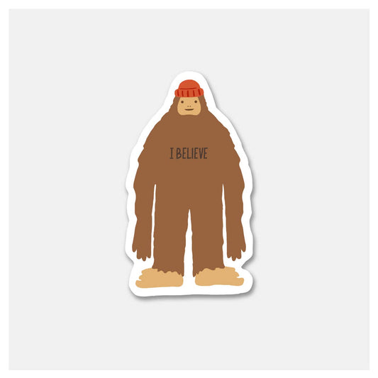 I believe Bigfoot - Sasquatch Sticker