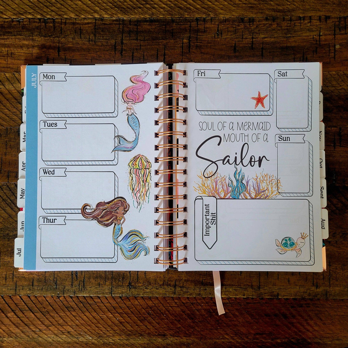 Seize The F@cking Day Undated Sweary Planner |