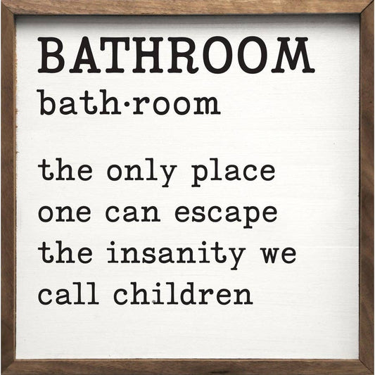 Bathroom Definition White
