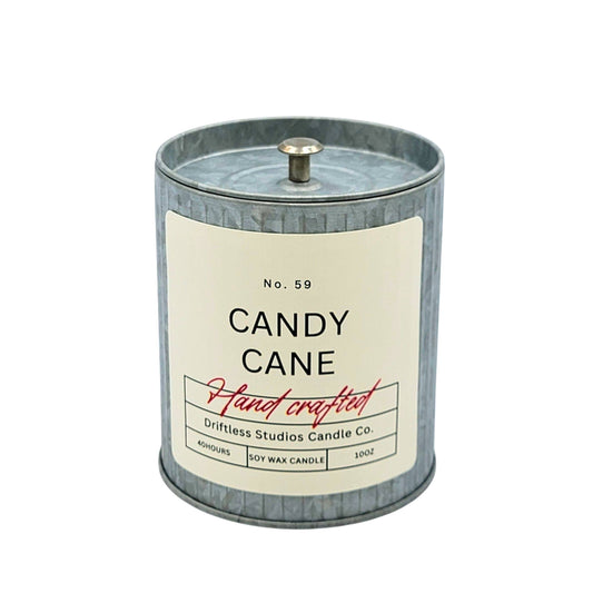 Candy Cane Farmhouse Holiday Candles