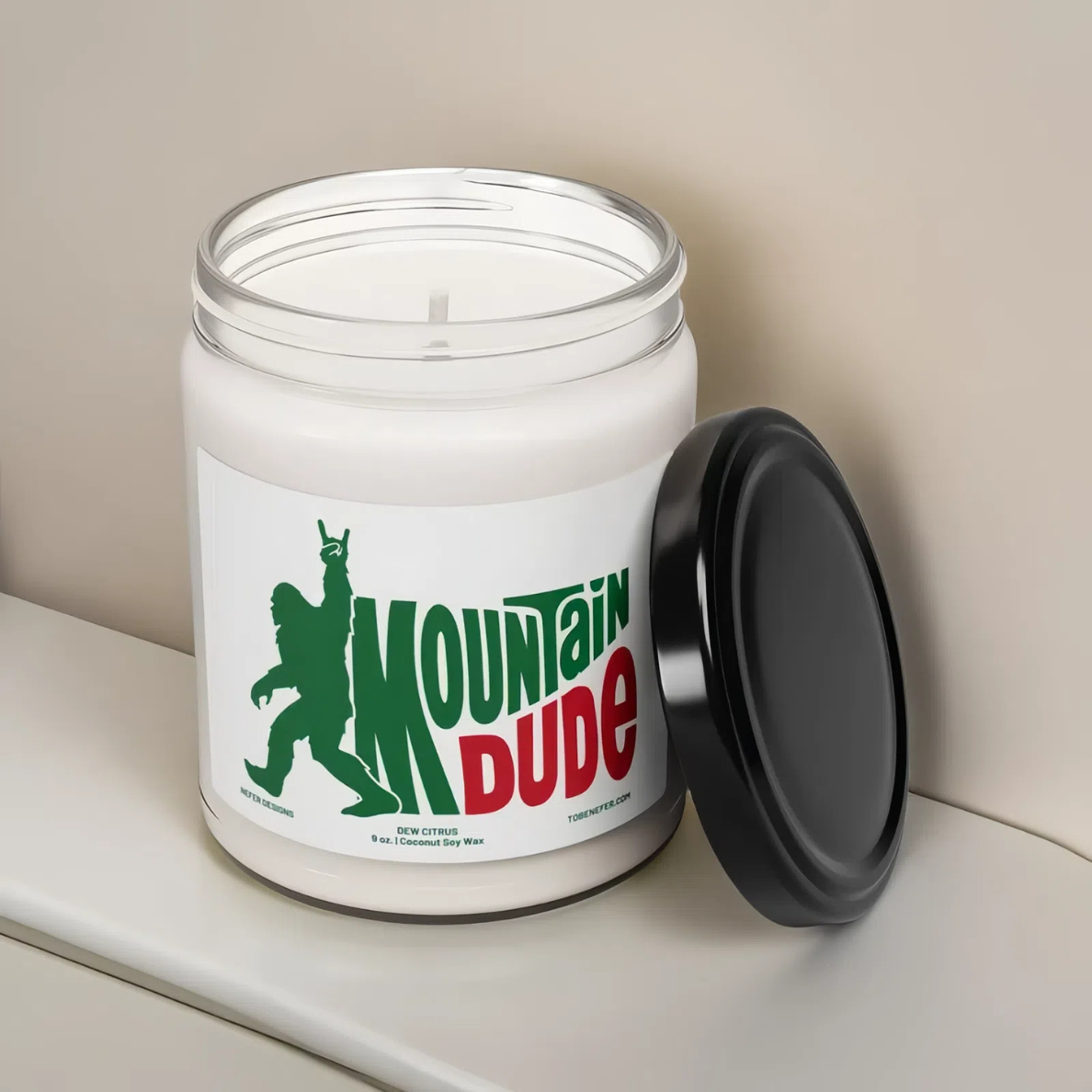 The Mountain Dude Soda Pop Soy Candle