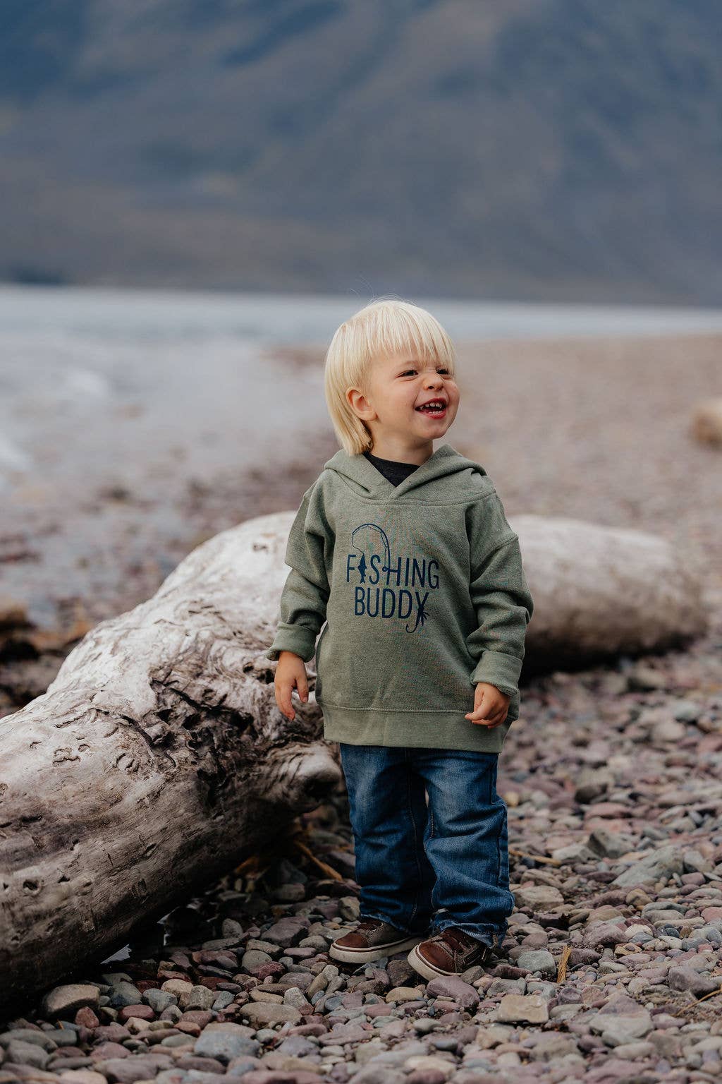 Fishing Buddy Toddler Hoodie